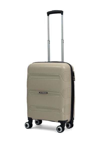 Reymond Luggage Lucas Polipropilen Kırılmaz Valiz, Kabin Boy Bej