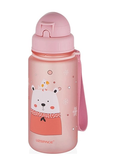 2 Adet Uzspace Tritan Matara 500 Ml 3024-5 Pembe Diğer