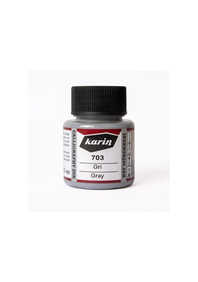 Karin Hat Mürekkebi 45ml Gri 703