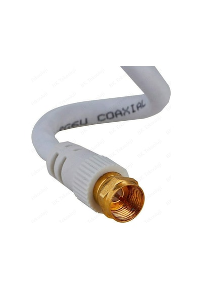 F Konnektörlü 5 Metre RG6/U Coaxial Hazır Uydu Anten Kablosu