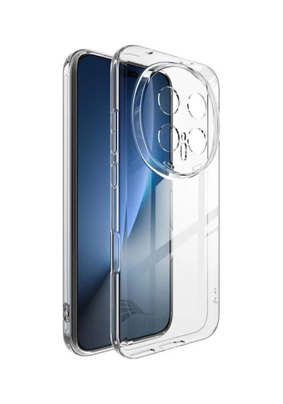 Honor Magic 8 Pro Uyumlu Silikon Kılıf - Darbe Emici Kamera Korumalı Esnek Kapak - Şeffaf Şeffaf