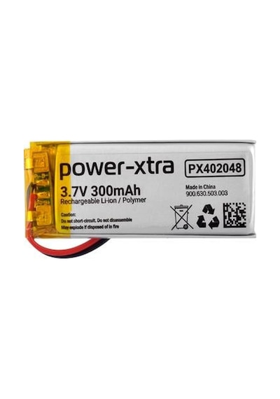 Power-xtra Px402048 - 3.7v 300 Mah Li-polymer Pil - Devreli
