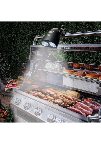 Sunup 10 Ledli Dokunmatik Ayarlanabilir Mangal Ve Kamp Lambası Izgara Lambası Led Barbekü Işığı 100 Lümen