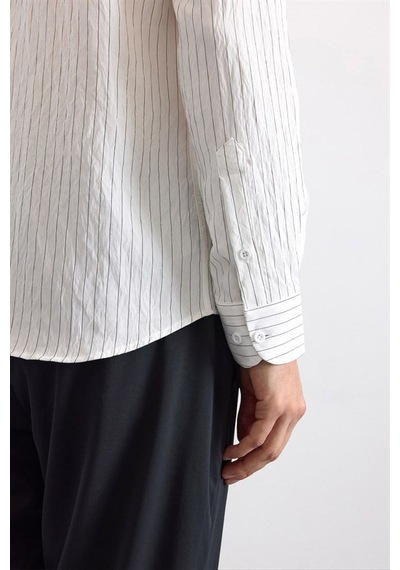 Süvari Siyah Slim Klasik Yaka Casual Gömlek Sgm1008400001-s09
