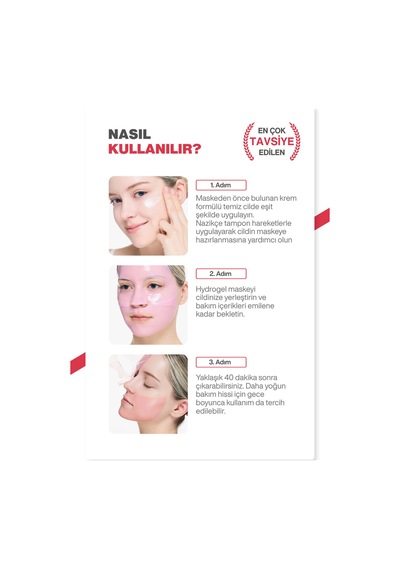 Tx Astaxanthin Leke Karşıtı Hidrojel Aydınlatıcı & Ton Eşitleyici Yüz Maskesi 4 Adet