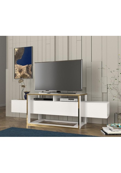 Bianco Tv Sehpası Beyaz - Gold Diğer