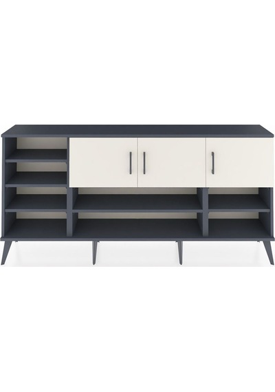 Arges Konsol 9 Raflı 3 Kapaklı 176x30x83 Antrasit-aytaşı/antrasit Aytaşı/antrasit Arges Konsol 9 Raflı 3 Kapaklı 176x30x83 Antrasit-aytaşı/antrasit Aytaşı/antrasit