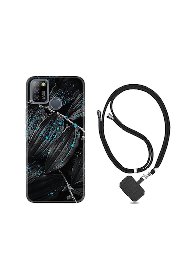 Casper Via E30 Kılıf Resimli Silikon Black Marble 3 1382