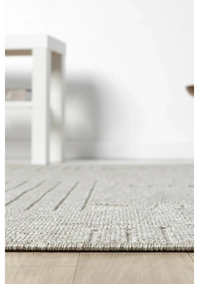 Seyran Halı Loopy 623 Gri %50 Polyester - Polipropilen Yolluk