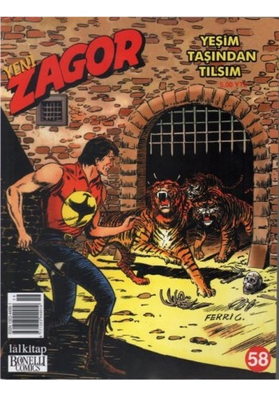 Yeni Zagor Sayı: 58 - Yeşim Taşından Tılsım - Stefano Priarona -  Moreno Burattini - Lal