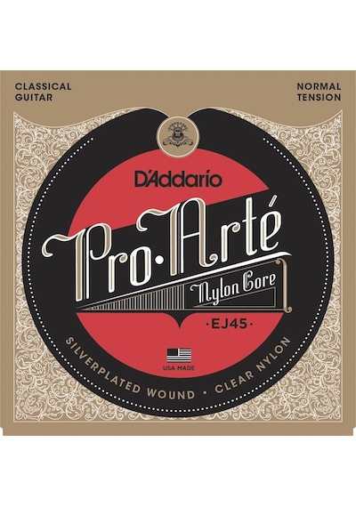 D'addario Ej45 Pro-Arté Nylon. Normal Tension Takım Tel Klasik Gi