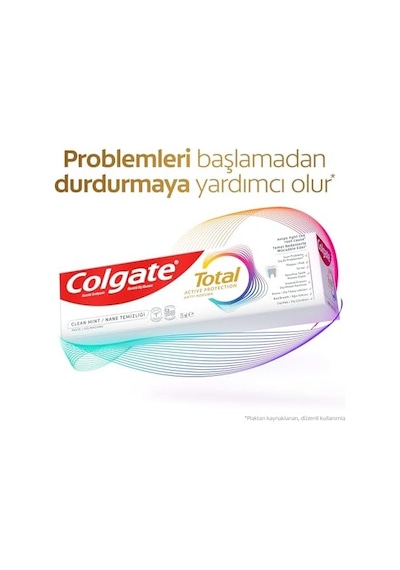 Total Aktif Koruma Nane Temizliği Diş Macunu 75 Ml