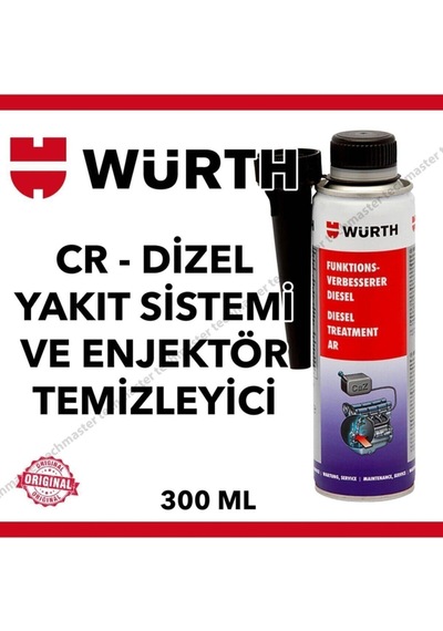 Würth 2X Dizel Enjektör Temizleyici Performans Iyileştirici 300Ml
