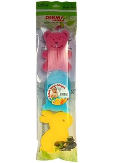 Derma Naturel Bebek Banyo Sünger Seti 3 lü