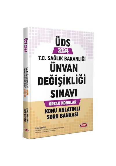 Data 2024 T.c. Sağlık Bakanlığı Unvan Değişikliği Sınavı Ortak Konular Konu Anlatımlı Soru Bankası