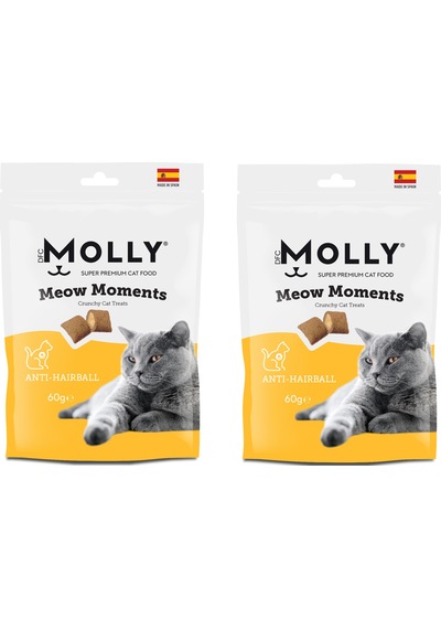 Molly Meow Moments Anti Hairball Tüy Yumağı Önleyici Kedi Ödül Maması 60 G X 2 Adet