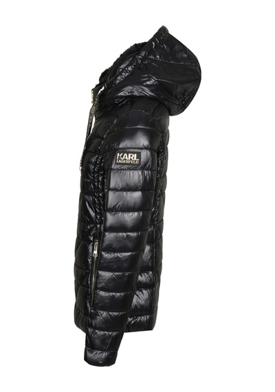 Karl Lagerfeld Kadın Mont Lwqmp810-blk Siyah