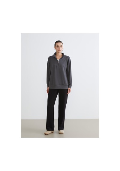 LC Waikiki Alıta Cıty Farkıyla Lcw Comfort Antrasit İnterlok Düz Sweatshirt Antrasit - 924122396 Antrasit LC Waikiki Alıta Cıty Farkıyla Lcw Comfort Antrasit İnterlok Düz Sweatshirt Antrasit - 924122396 Antrasit