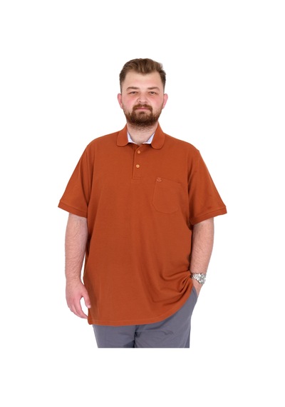 Mode Xl Büyük Beden Erkek T-shirt Polo Yaka Cepli Klasik Pike 20552 Tarçın Kahverengi Mode Xl Büyük Beden Erkek T-shirt Polo Yaka Cepli Klasik Pike 20552 Tarçın Kahverengi