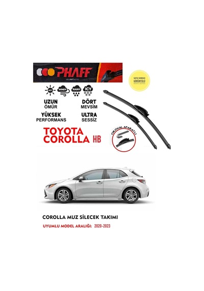 Toyota Corolla Hb Muz Silecek 2020-2023 Arası Araca Özel Aparat