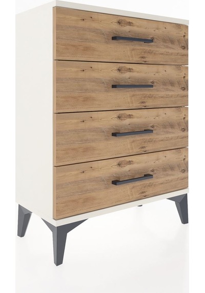 Arges Komodin 2 Raflı 60x30x80 Aytaşı-çam Aytaşı