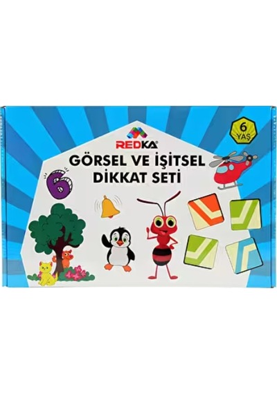 Redka Görsel Ve İşitsel Dikkat Seti 6 Yaş