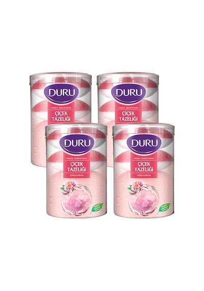 Duru Fresh Sensations Çiçek Tazeliği Güzellik Sabunu 4 x 110 G 4'lü