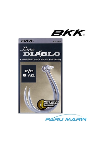 BKK Lone Diablo Tekli İğne 2/0 , 6 adet