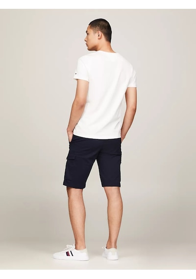 Tommy Hilfiger Erkek Core Tommy Logolu T-shirt -beyaz Beyaz