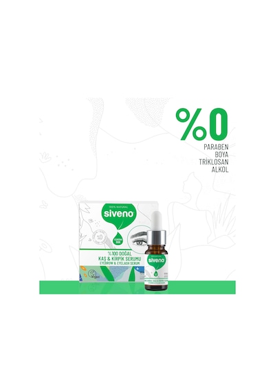 %100 Doğal Kaş Ve Kirpik Serumu Bitkisel Yoğunlaştırıcı Canlandırıcı Yoğun Bakım Yağı Vegan 10 Ml