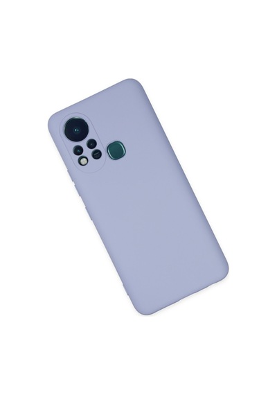 İnfinix Hot 11s Uyumlu Kılıf Nano İçi Kadife Silikon - Lila