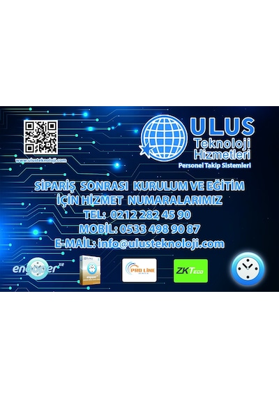 Kart Okutma Parmakizi Şifreli Personel Takip Sistemi