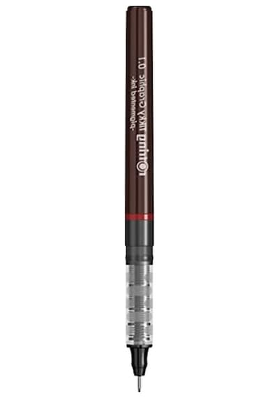 0.1 Mm Siyah Mürekkep İle Keçe Uçlu Teknik Çizim Kalemi