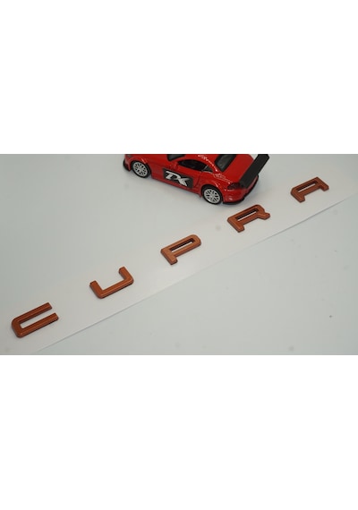 Seat Leon Cupra Bakır Renk 3M 3D Bagaj Yazı Logo Ürün