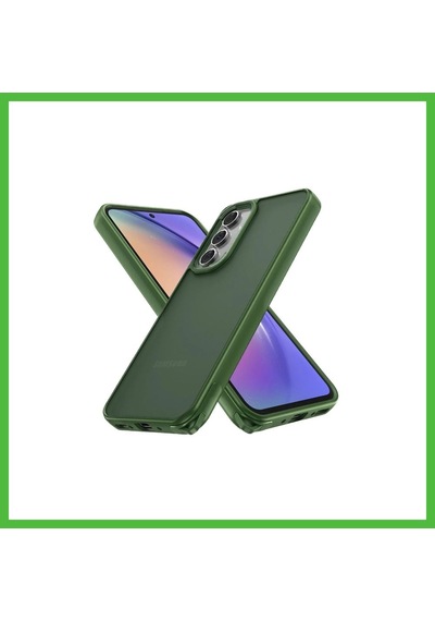 Vaveni Samsung Galaxy A04s Uyumlu Kılıf Elegant Kapak - Yeşil Arz
