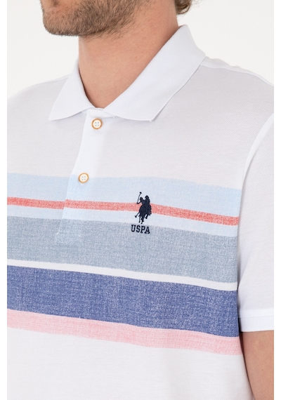 U.S. Polo Assn. Erkek Regular Fit Polo Yaka Lacivert Tişört 50299824-VR033