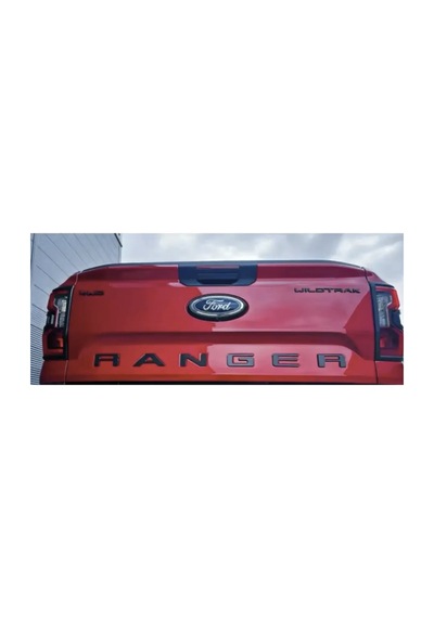 Ford Ranger Bagaj Kapağı Plastik Yazı Seti Siyah Abs Arka Bagaj Harf Seti