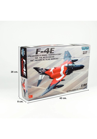 Ht077 1/48 Ölçek F-4e Phantom Iı Terminatör, 50.yıl Kutlaması Maketi