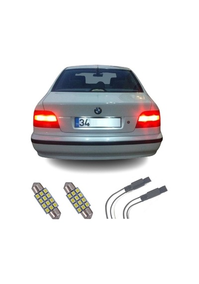 Megamarket06 Bmw E39 Beyaz Led Plaka Aydınlatma Ampul Seti