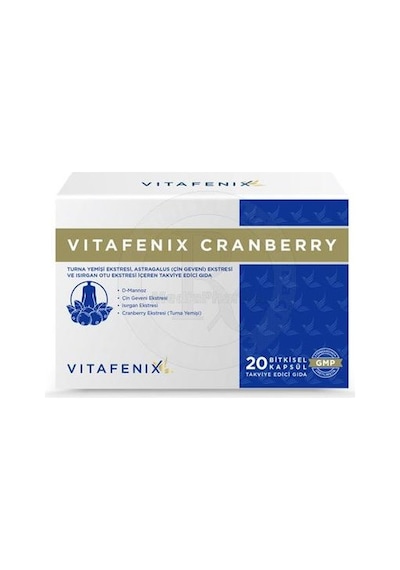 Vitafenix Cranberry 20 Kapsül