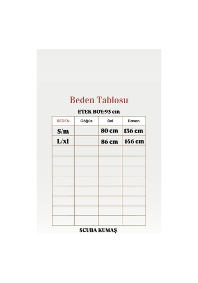 Unika Boutique Elisaid Yandan Bağlamalı Parçalı Skuba Etek-gs3788 Beyaz