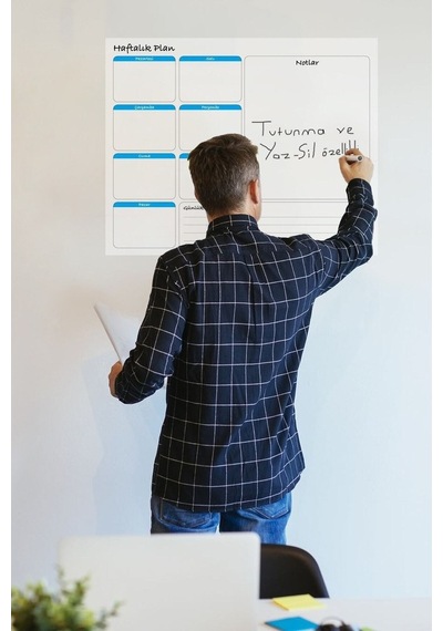 Planlayıcı Akıllı Kağıt Planner Sticker 2021 Kağıt Tahta Yazı Tah (527105162)