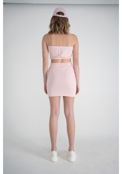 Holly Lolly Straplez Crop Toa Büstiyer Pembe Gül Kurusu