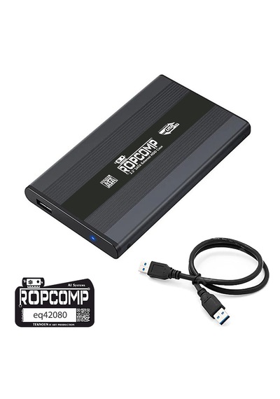 Ropcomp 2.5" Usb 3.0 Sata Harici Harddisk Kutusu Metal
