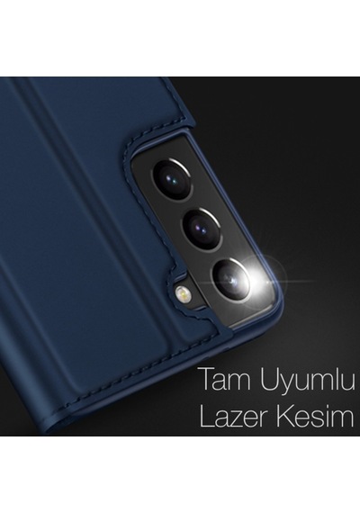 Dux Ducis Sm Galaxy S21 Kilif Kapakli Flip Cover Kilif Skinpro S 279336867 - Renk / Lacivert