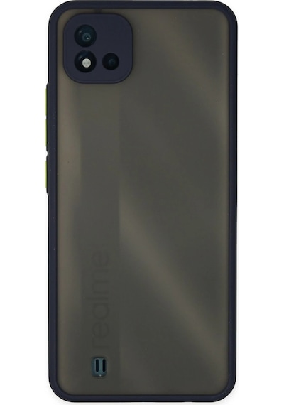 Cosmotex Newface Realme C11 2021 Kılıf Montreal Silikon Kapak - Lacivert