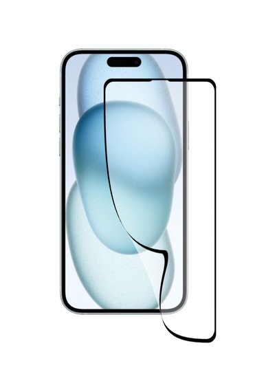 Apple iPhone Uyumlu 15 Plus Tam Kaplayan Fiber Nano Ekran Koruyucu Cam
