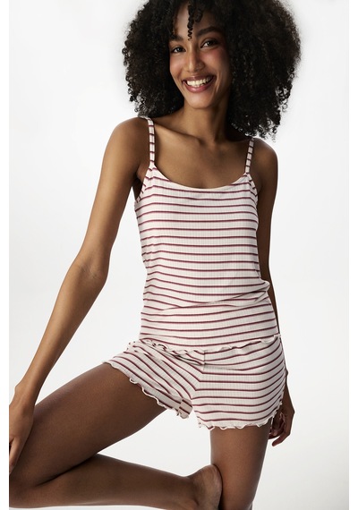 Penti Bej Sisterhood Beige Şortlu Pijama Takımı