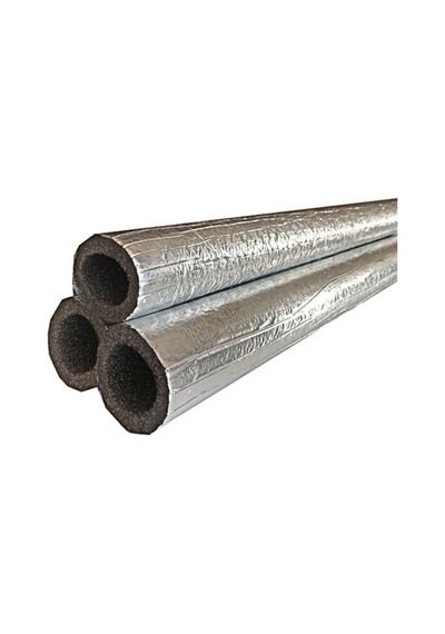 28/10 Mm Polietilen Alüminyum Folyolu İzole Boru 6 Metre