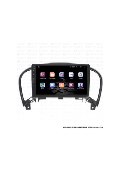 Nissan Juke Android Multimedya Carplay Navigasyon Ekran - 8gb Ram+128 Gb Hdd - Myway